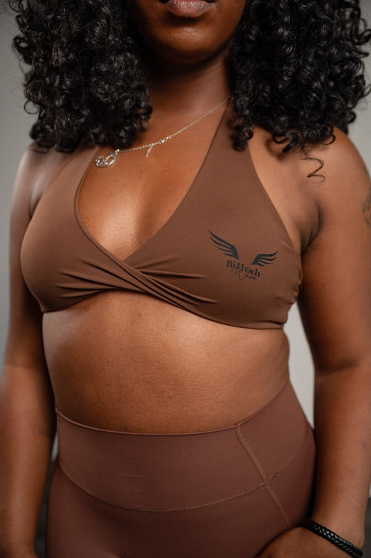 Bilhah Brown Chocolate leggings set